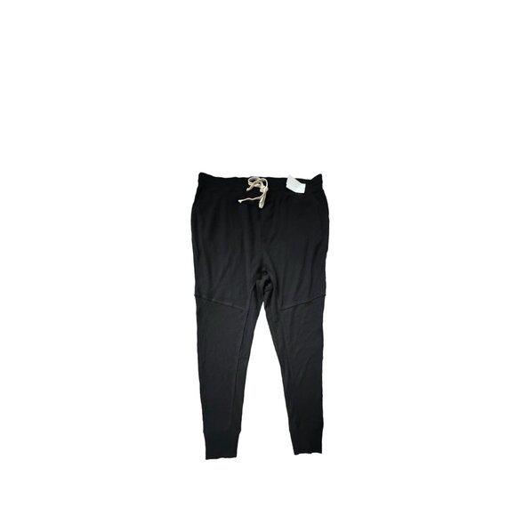 Twenty Montreal Mens Size XXL Black Thermal Waffle Knit Sweatpants Joggers NWT - Picture 1 of 7